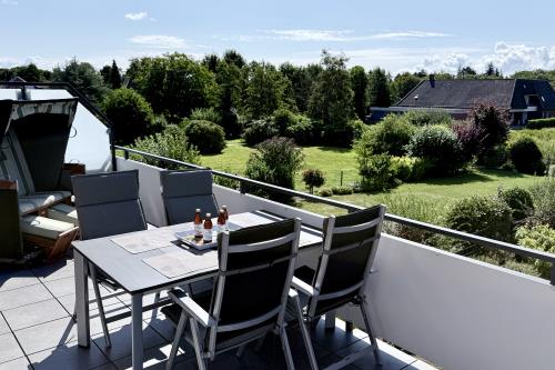 Borkum Ferienwohnung Schöne Aussicht Borkum - Balkon4