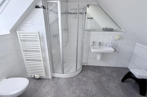 Borkum Ferienwohnung Schöne Aussicht Borkum - Spitzboden Bad