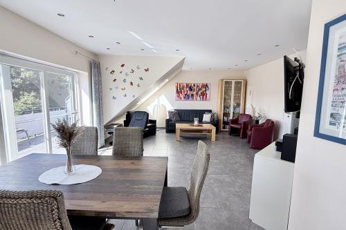 Borkum Ferienwohnung Schöne Aussicht Borkum - Ess Wohnbereich