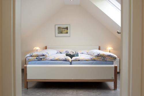 Borkum Ferienwohnung Schöne Aussicht Borkum - schlafzimmer im dg