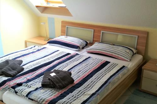 Borkum Ferienwohnung Seestern - Schlafzimmer 1