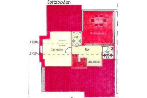 Borkum Ferienwohnung Sonnendeck F***** - Grundriss