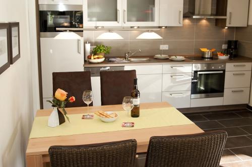 Borkum Ferienwohnung Sonnenidyll - vollausgestattete komfort küche