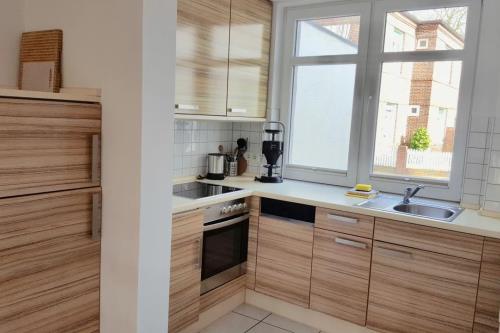 Borkum Ferienwohnung Strandstern - Küche