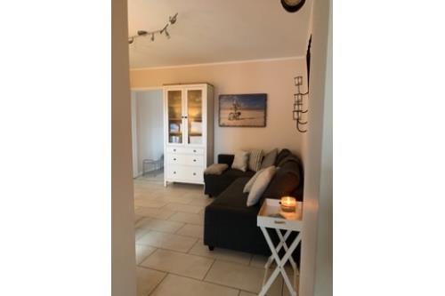 Borkum Ferienwohnung Südperle - ausziehbare couch