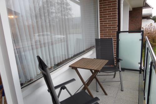 Borkum Ferienwohnung Trautes Heim - Trautes Heim - ID 15015 - Balkon