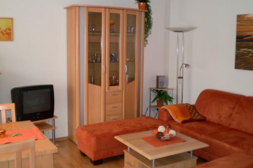 Borkum Ferienwohnung Tümmler - wohn essbereich