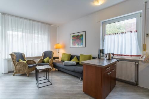 Borkum Ferienwohnung Wattkieker - Wohn-/Essbereich