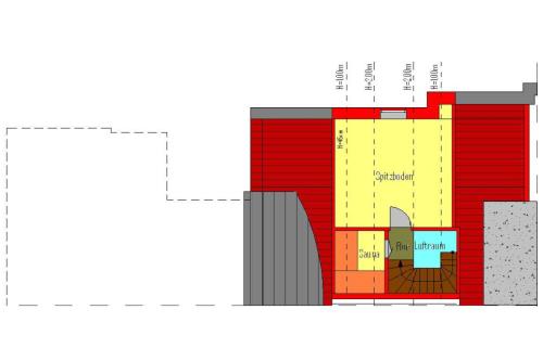 Borkum Ferienwohnung Wattwurm - Grundriss