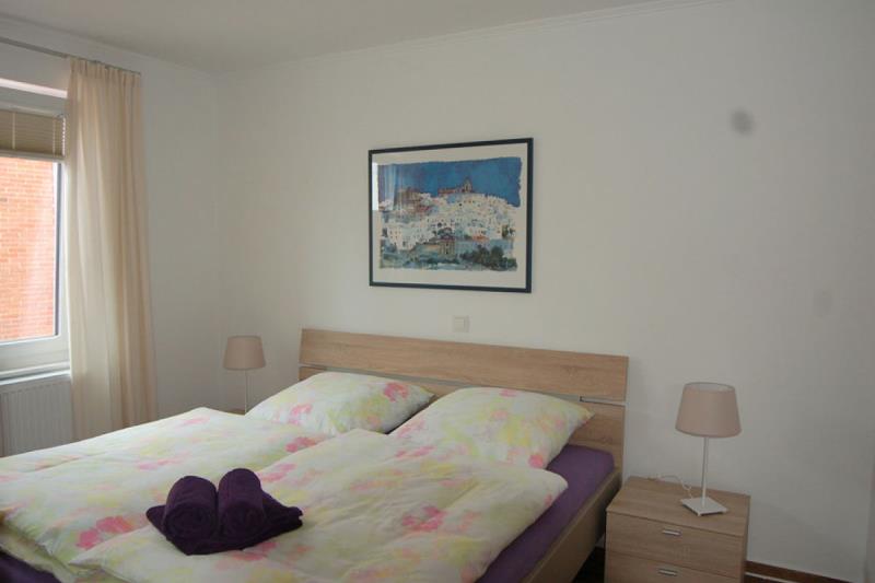 Borkum Ferienwohnung Windfee - schlafzimmer