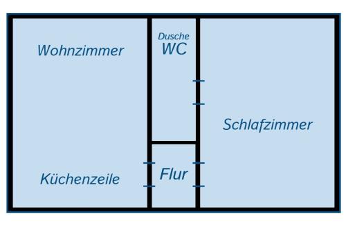 Borkum Ferienwohnungen Anja - Fewo 1