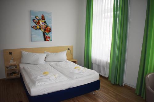 Borkum Ferienwohnung Haus Posthus - Appartement 103 - Schlafbereich 103
