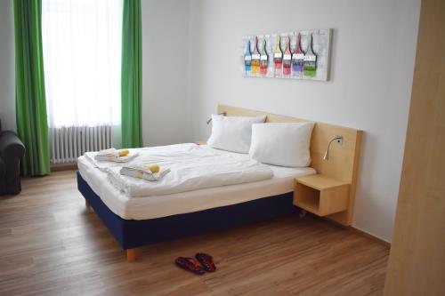 Borkum Ferienwohnung Haus Posthus - Appartement 107 - Schlafbereich 107