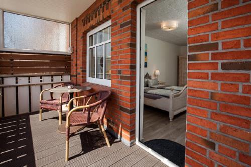 Borkum Ferienwohnungen Nordseegrill - Nordstrand  65qm - Terase