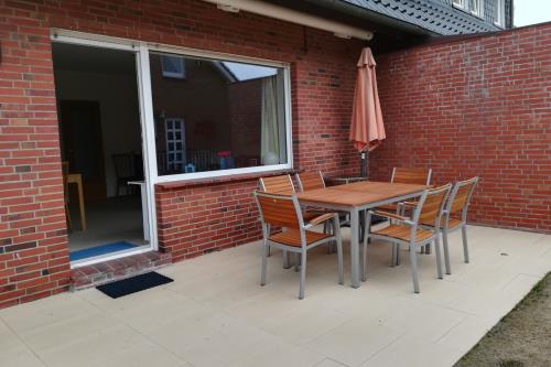 Borkum Ferienhaus Haus Bruno - Terrasse