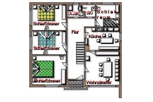 Borkum Ferienhaus Haus Dünenblick I + II - Ausstattung 11