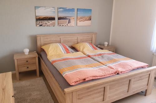 Borkum Ferienwohnung Haus Ebeling / Wohnung Nordstrand - Schlafzimmer 2