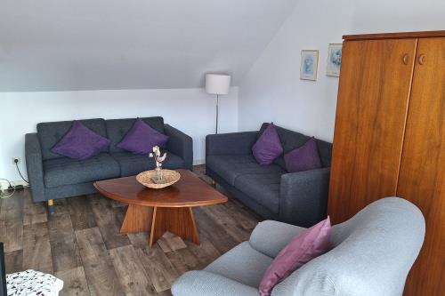 Borkum Ferienwohnung Haus Ebeling / Wohnung Seehundsbank - Wohnraum