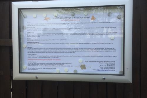 Borkum Haus Norderoog Ferienwohnungen Hindenburgstraße 56 - Haus Norderoog - Verwalteraushängekasten