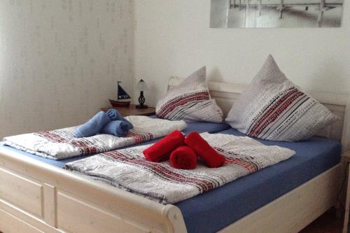 Borkum Haus Norderoog Ferienwohnungen Hindenburgstraße 56 - Nr.11 - Terr. + PKW-Stellplatz - Whg.11 - Schlafzimmer