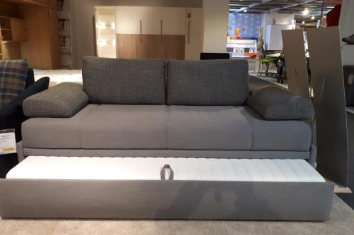 Borkum Haus Norderoog Ferienwohnungen Hindenburgstraße 56 - Nr.8 - Balkon + PKW-Stellplatz - Whg.8 - Wohn-Schlafzimmer - Schlafsofa