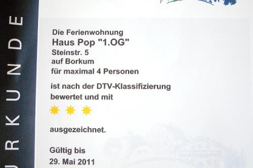 Borkum Ferienwohnung Haus Pop - FW Inselstern 70qm - Ausstattung 7