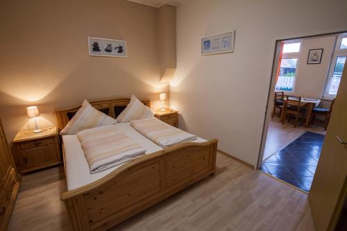 Borkum Ferienwohnung Haus Pop - FW Kleine Möwe 38qm - 38qm Schlafzimmer 