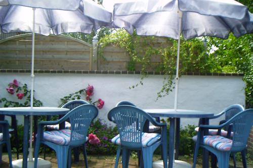 Borkum Ferienwohnung Haus Silbermöwe - Terrasse