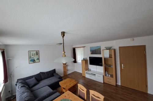 Borkum Ferienwohnung Haus Silbermöwe - Silbermöwe Appartement - Wohnzimmer