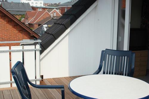 Borkum Haus Staiger-van Dyken - Ferienwohnung 4 - Loggia