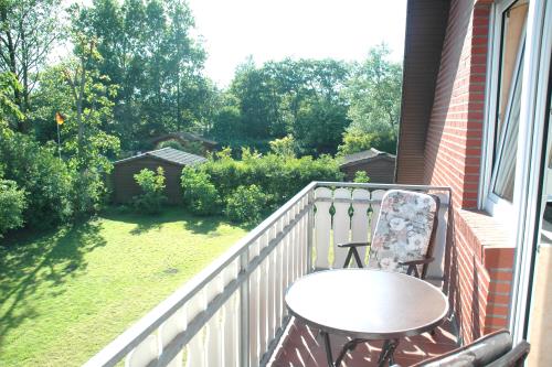 Borkum Haus Thilo - Ferienwohnung 3 - Balkon