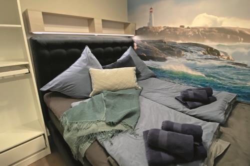 Borkum Ferienwohnung Haus Windröschen - App. 10 - Appartement 10 • Schlaf 2 160 x 200 Bett