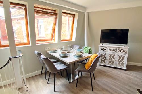 Borkum Ferienwohnung Haus Windröschen - App. 10 - Appartement 10 • Obergeschoss