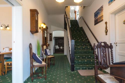 Borkum Ferienwohnung Hotel Windrose Ferienappartements - Eingang