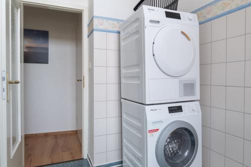 Borkum Ferienwohnung Hotel Windrose Ferienappartements - Austernfischer - Waschraum Kublinski