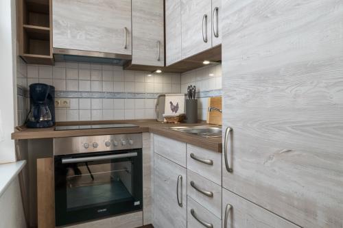 Borkum Ferienwohnung Hotel Windrose Ferienappartements - Krabbenfischer - Küche