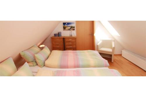 Borkum Ferienwohnung Inselglück - Schlafbereich2