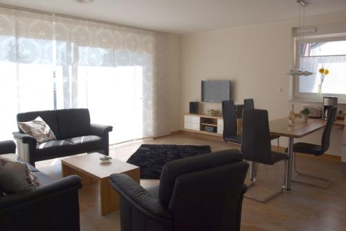 Borkum Ferienwohnung Kapitän`s Kooje - Wohn/Küchenbereich