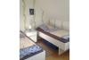 Borkum Ferienwohnung Kleiner Zander - Schlafzimmer mit zwei Einzelbetten