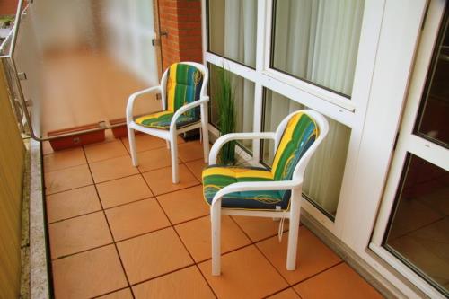 Borkum Ferienwohnung Möwennest II, Wohnung33 - Terrasse