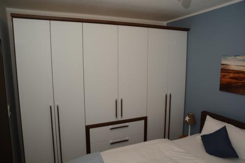 Borkum Ferienwohnung Sanddorn-Koje - Schlafzimmer