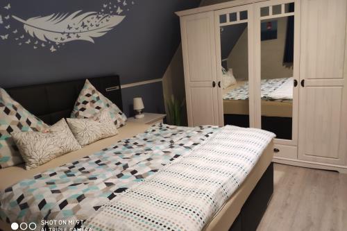 Borkum Ferienwohnung Seehundsbank - Schlafzimmer