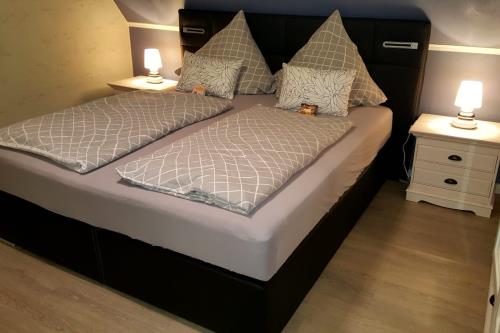 Borkum Ferienwohnung Seehundsbank - Schlafzimmer