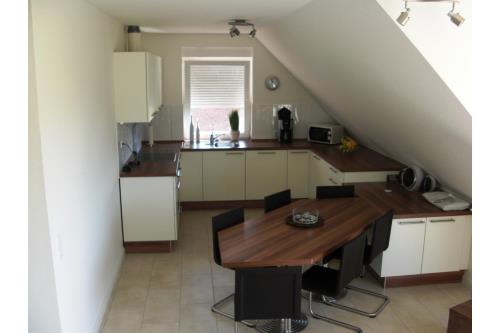 Borkum Ferienwohnung Strandkrabbe Borkum - Küche