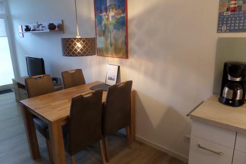Borkum Ferienwohnung Strandliebe Borkum - Essbereich
