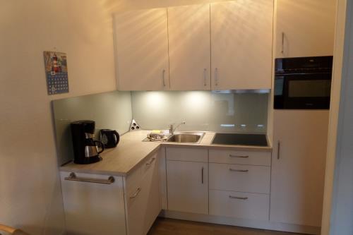 Borkum Ferienwohnung Strandliebe Borkum - Küchenzeile