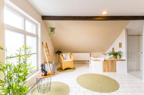 Borkum Ferienwohnung Villa Harmonie - Sauna 2. Ansicht