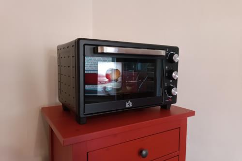 Borkum Ferienwohnung Villa Harmonie - Apartment Hyazinthe - kleiner Backofen