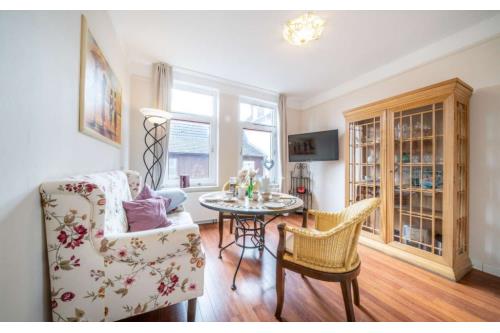 Borkum Ferienwohnung Villa Harmonie - Apartment Veilchen - Ausstattung 4