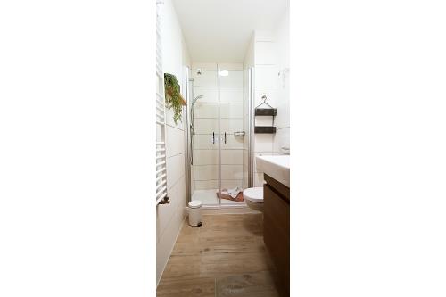 Borkum Ferienwohnung Villa Harmonie - Wohnung Oleander - Duschbad